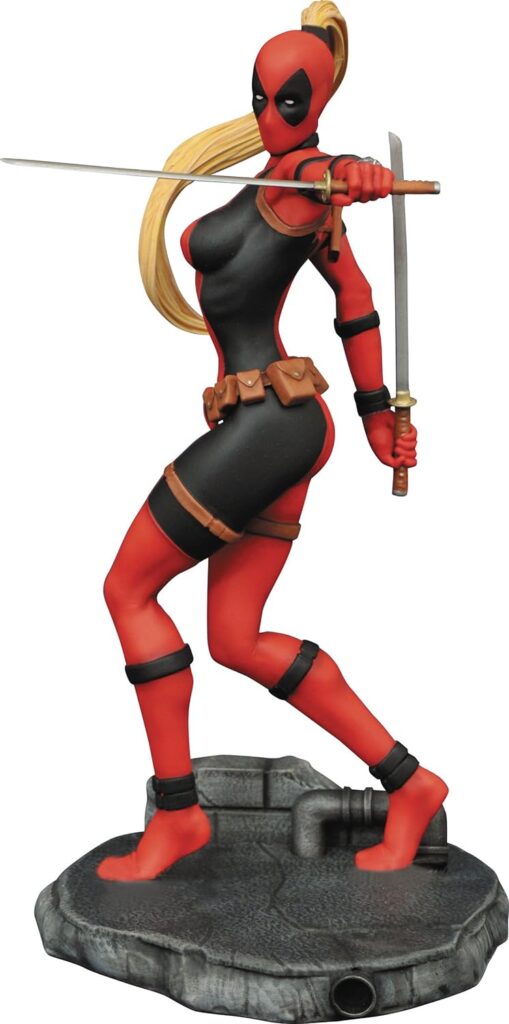 Diamond-Select-Toys-Marvel-Gallery-Lady-Deadpool-PVC-Figure-Multi-colored-9-inches