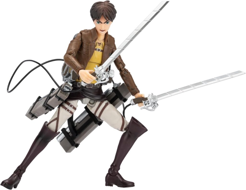 Eren-Jaeger-6-5-Inch-Scale-Figure-with-Swappable-Faceplates-Alternate-Hands-and-Weapon