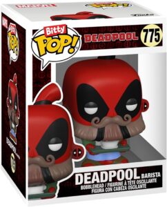 Funko-Bitty-Pop!-Deadpool-Mini-Collectible-Toys-4-Pack-Dinopool-Deadpool-(Barista)-Deadpool-(Roman-Senator)-&-Mystery-Chase-Figure-(Styles-May-Vary)