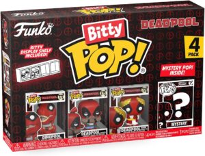 Funko-Bitty-Pop!-Deadpool-Mini-Collectible-Toys-4-Pack-Dinopool-Deadpool-(Barista)-Deadpool-(Roman-Senator)-&-Mystery-Chase-Figure-(Styles-May-Vary)