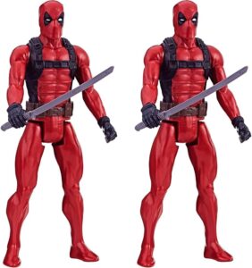 Marvel-Deadpool-12-Inch-Action-Figure-with-Accessory-Super-Hero-Toys-for-Fans-Ages-14-and-Up-(Pack-of-2)