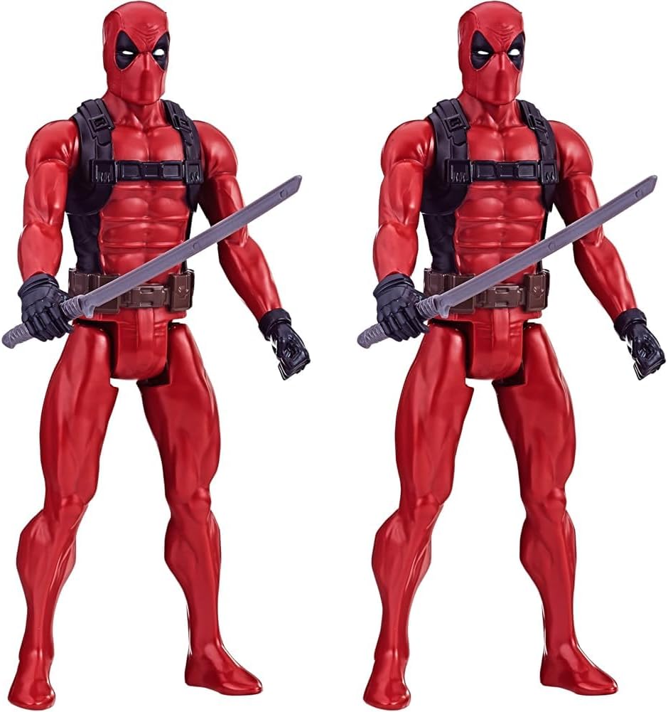 Marvel-Deadpool-12-Inch-Action-Figure-with-Accessory-Super-Hero-Toys-for-Fans-Ages-14-and-Up-(Pack-of-2)