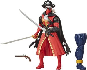 Marvel-Hasbro-Legends-Series-6-inch-Deadpool-Collection-Deadpool-Action-Figure-Pirate-Toy-Premium-Design-and-3-Accessories