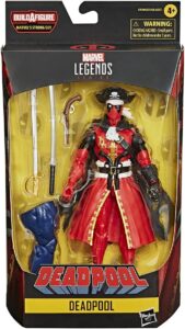 Marvel-Hasbro-Legends-Series-6-inch-Deadpool-Collection-Deadpool-Action-Figure-Pirate-Toy-Premium-Design-and-3-Accessories