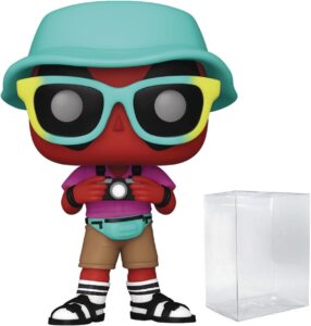 POP-Marvel-Deadpool-Parody-Tourist-Deadpool-Funko-Vinyl-Figure-(Bundled-with-Compatible-Box-Protector-Case)-Multicolor-3-75-inches