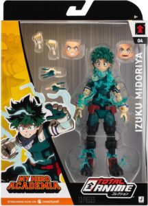 Total-Anime-Izuku-Midoriya-6-5-Inch-Scale-Figure-with-Swappable-Faceplates-Alternate-Hands-and-Energy-Effects