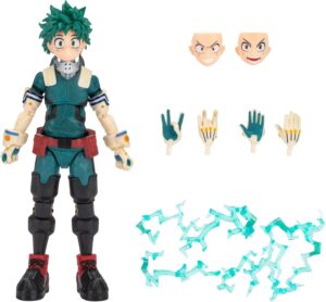 Total-Anime-Izuku-Midoriya-6-5-Inch-Scale-Figure-with-Swappable-Faceplates-Alternate-Hands-and-Energy-Effects