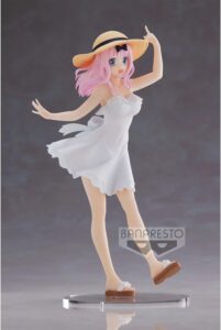 BANDAI-Kaguya-sama-Love-is-War-Ultra-Romantic-Kyunties-Chika-Fujiwara-Figure-Seaside-ver