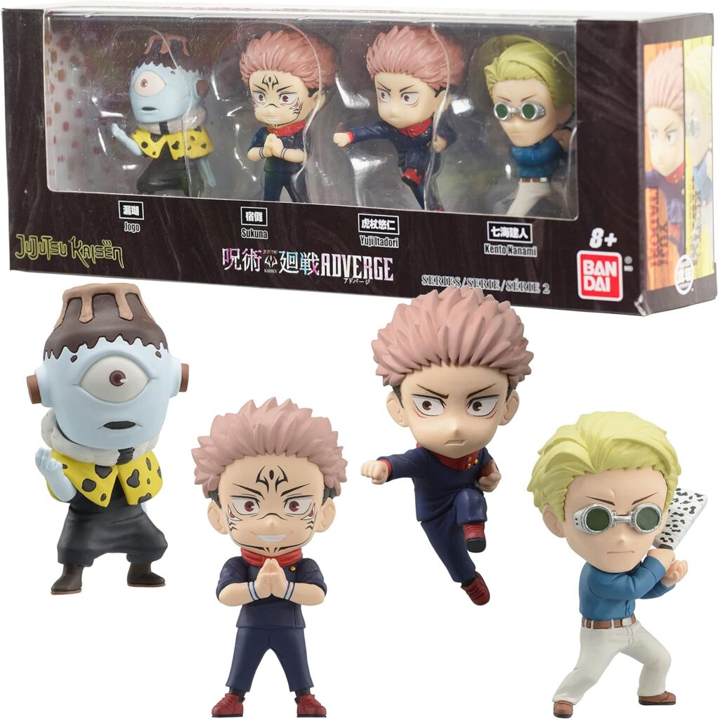 BANDAI-Namco-Jujutsu-Kaisen-Adverge-Figure-Box-Set-C-(Yuji-Itadori-Kento-Nanami-Ryomen-Sukuna-Jogo)-Adverge-Figure-Box-Set