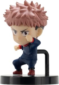 Bandai-Namco-Jujutsu-Kaisen-Megumi-Fushiguro,-Yuji-Itadori,-Toge-Inumaki,-and-Maki-Zenin,-Adverge-Figure-Box-(Set-A)