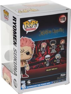 Funko-Jujutsu-Kaisen-POP-&-Buddy!-Animation-Vinyl-figurine-Sukuna-w-Heart-9-cm