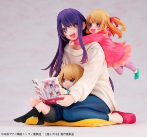 Kadokawa-Oshi-no-Ko-Ai,-Aqua-&-Ruby-Mother-and-Children-1-8-Scale-PVC-Figure