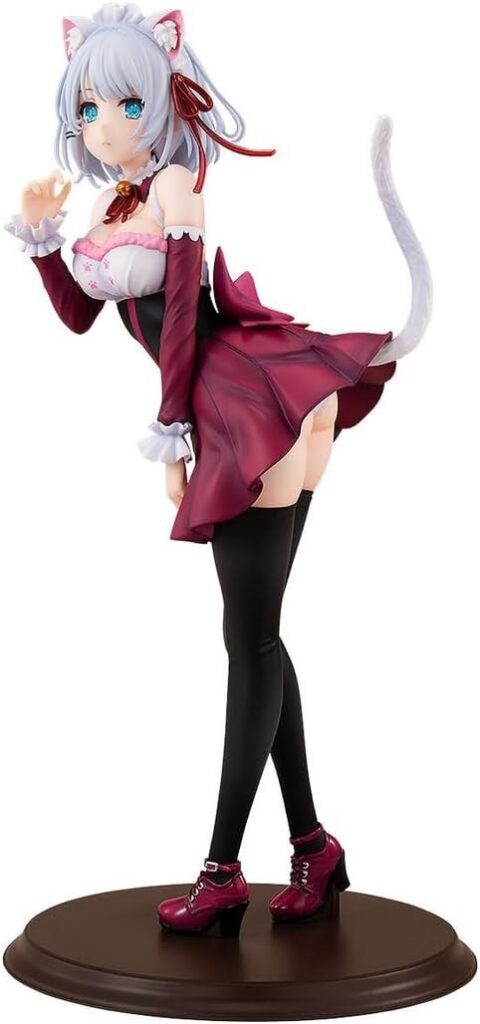 Kadokawa-The-Detective-is-Already-Dead-Light-Novel-Edition-Siesta-(Catgirl-Maid-Ver.)-1-7-Scale-PVC-Figure,Multicolor