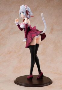 Kadokawa-The-Detective-is-Already-Dead-Light-Novel-Edition-Siesta-(Catgirl-Maid-Ver.)-1-7-Scale-PVC-Figure,Multicolor