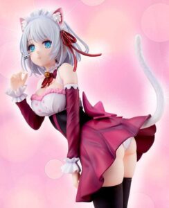 Kadokawa-The-Detective-is-Already-Dead-Light-Novel-Edition-Siesta-(Catgirl-Maid-Ver.)-1-7-Scale-PVC-Figure,Multicolor