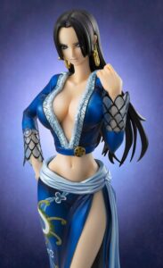 Megahouse-Blue-Version-One-Piece-Portrait-of-Pirates-Boa-Hancock-Excellent-Model-PVC-Figure