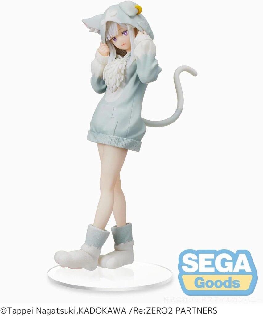 SEGA-Re-Zero-Starting-Life-in-Another-World-Emilia-The-Great-Spirit-Puck-SPM-Statue